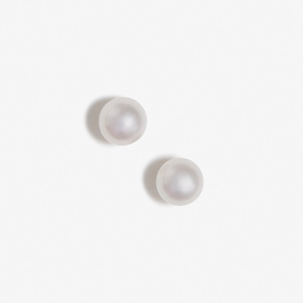 Lucia - Boucles d'oreilles classiques en perles moyennes