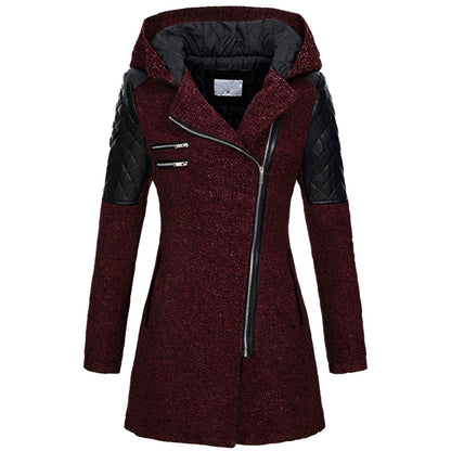 Lina - Manteau gothique hiver à capuche