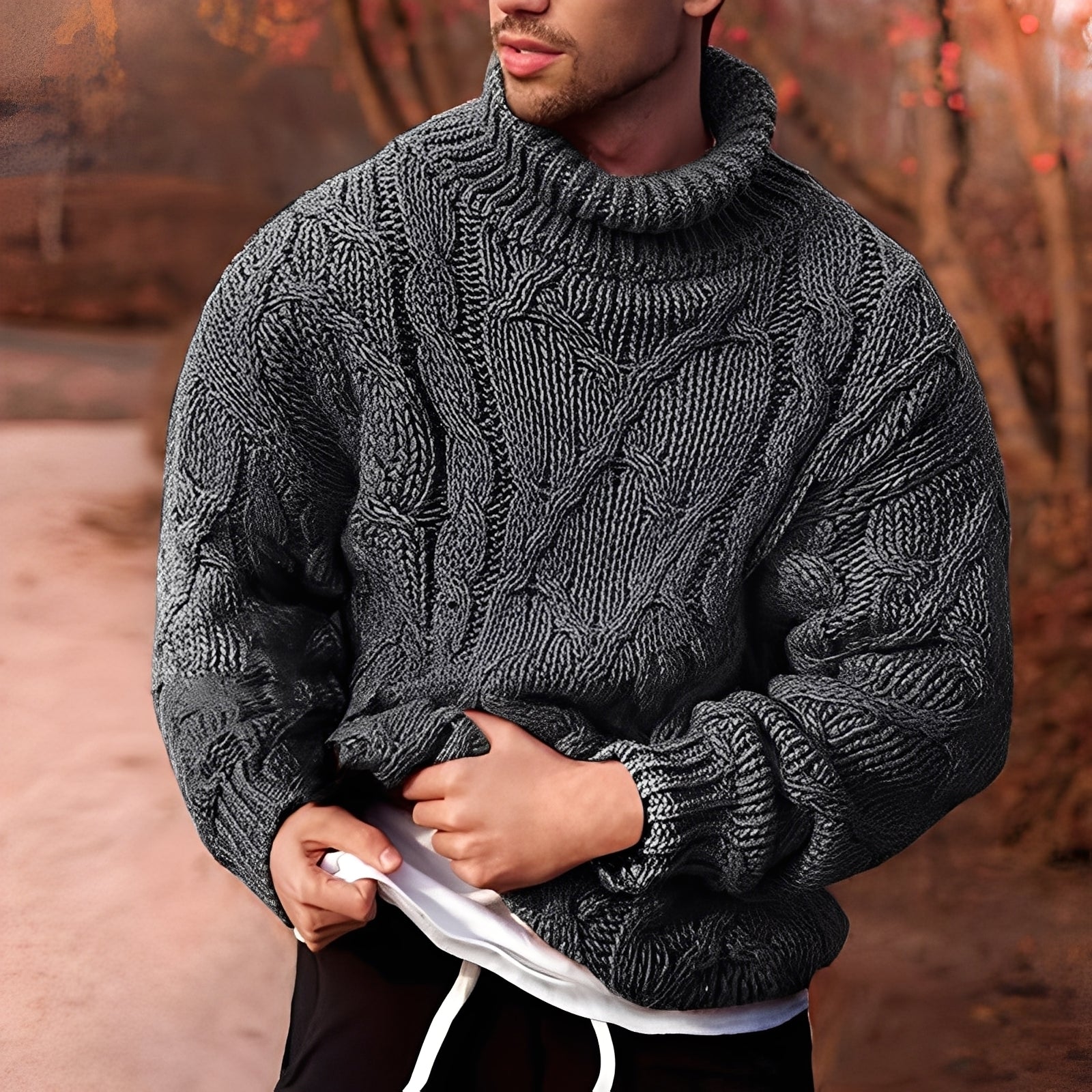 Adrian - Pull élégant à coupe ample pour homme