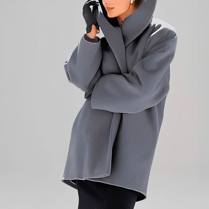 Natalia - Veste ample et tendance en laine pour femmes