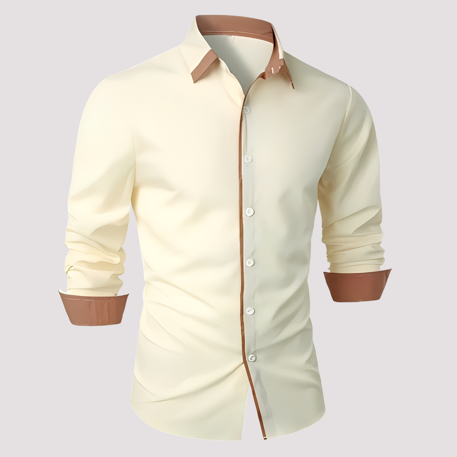 Samuel - Surchemise élégante à manches longues pour hommes