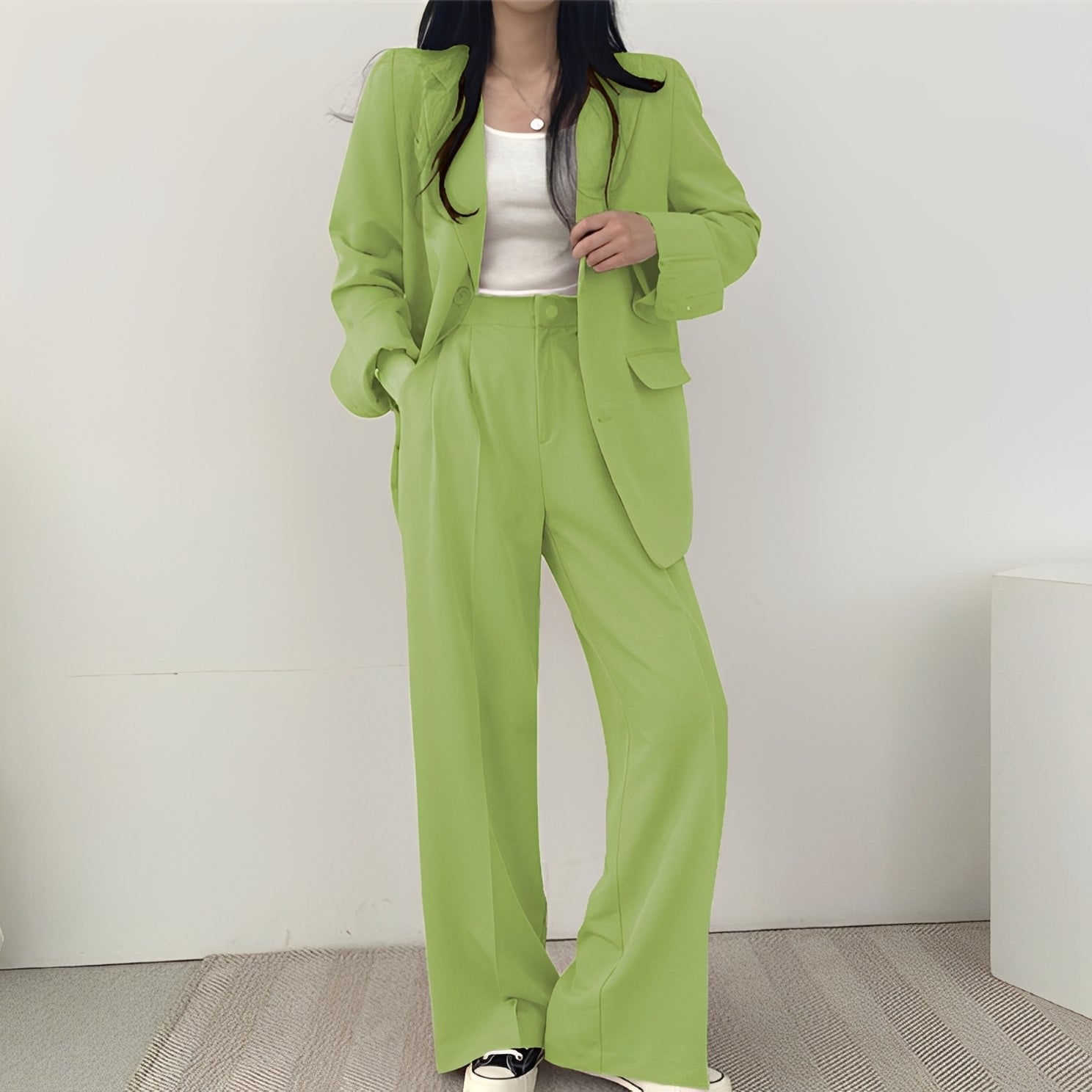 Meghan - Ensemble élégant en tweed pour femmes