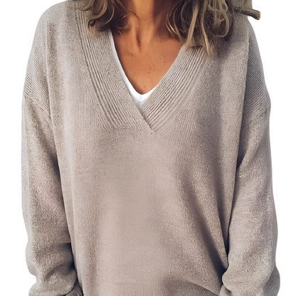 Camryn - Pull ample en maille décontractée pour femmes