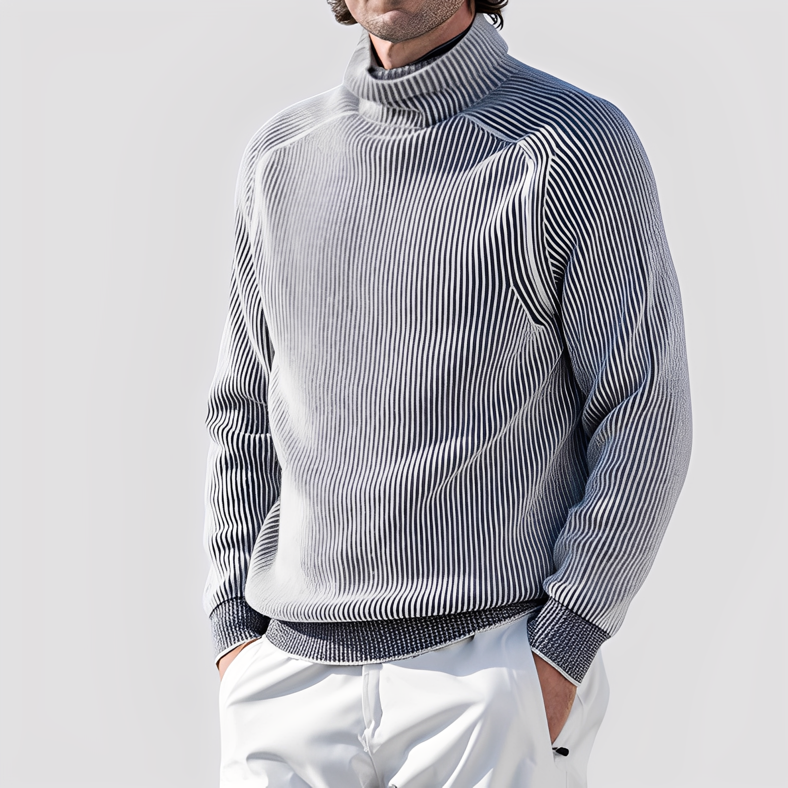 Chadwick - Pull à col roulé confortable
