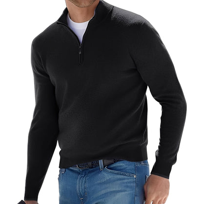 Rufus - Blouson décontracté avec zip et col montant pour hommes