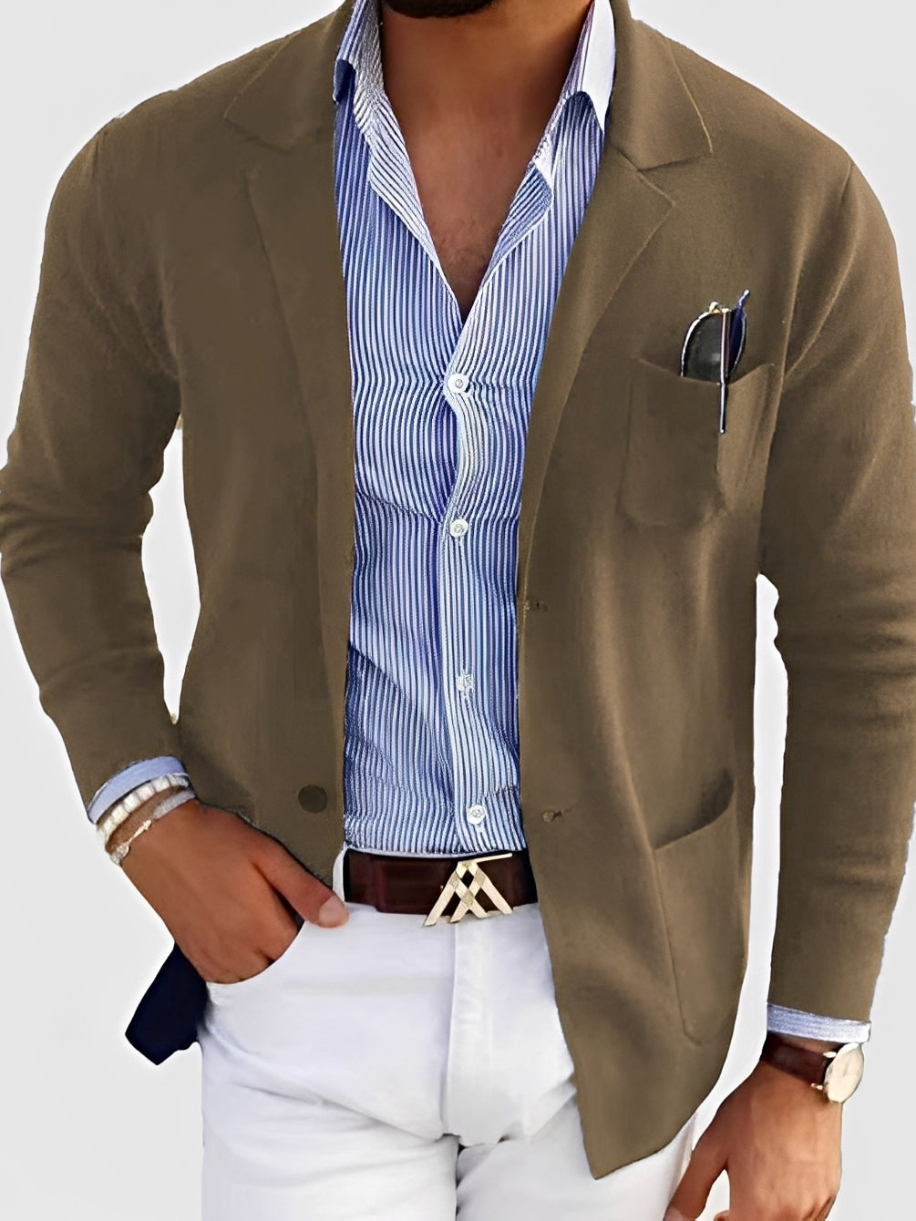 Jordan - Veste stylée avec poches pour hommes