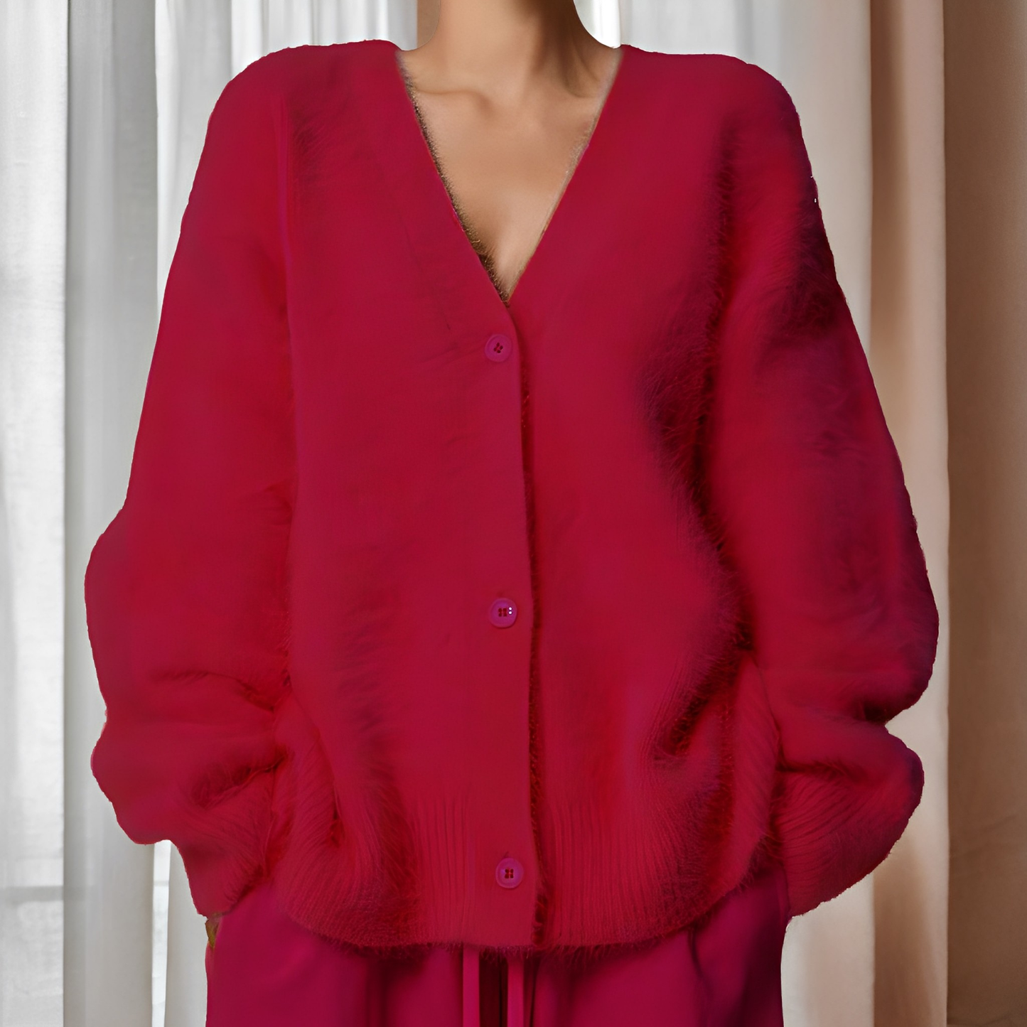 Emberly - Pull en cachemire pour femmes, style décontracté et ample