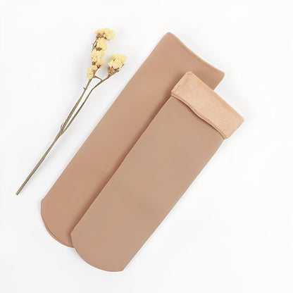 Marina - Chaussettes unisexes en velours épaisses