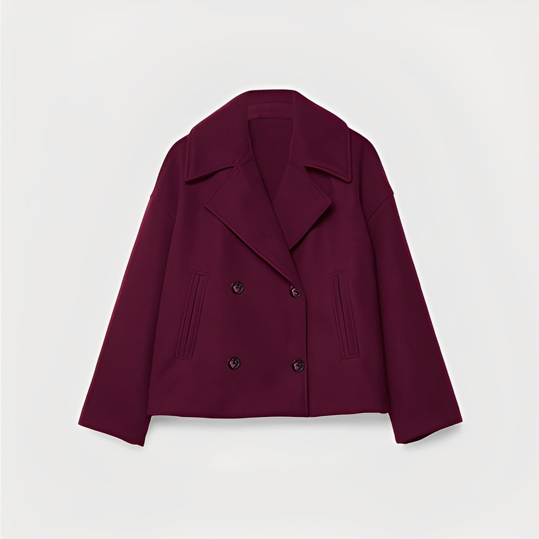 Abegail - Blouson court ample et décontracté pour femmes