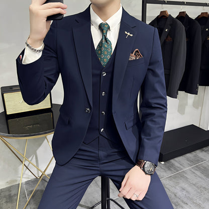 Marc - Refined three-piece men's suit