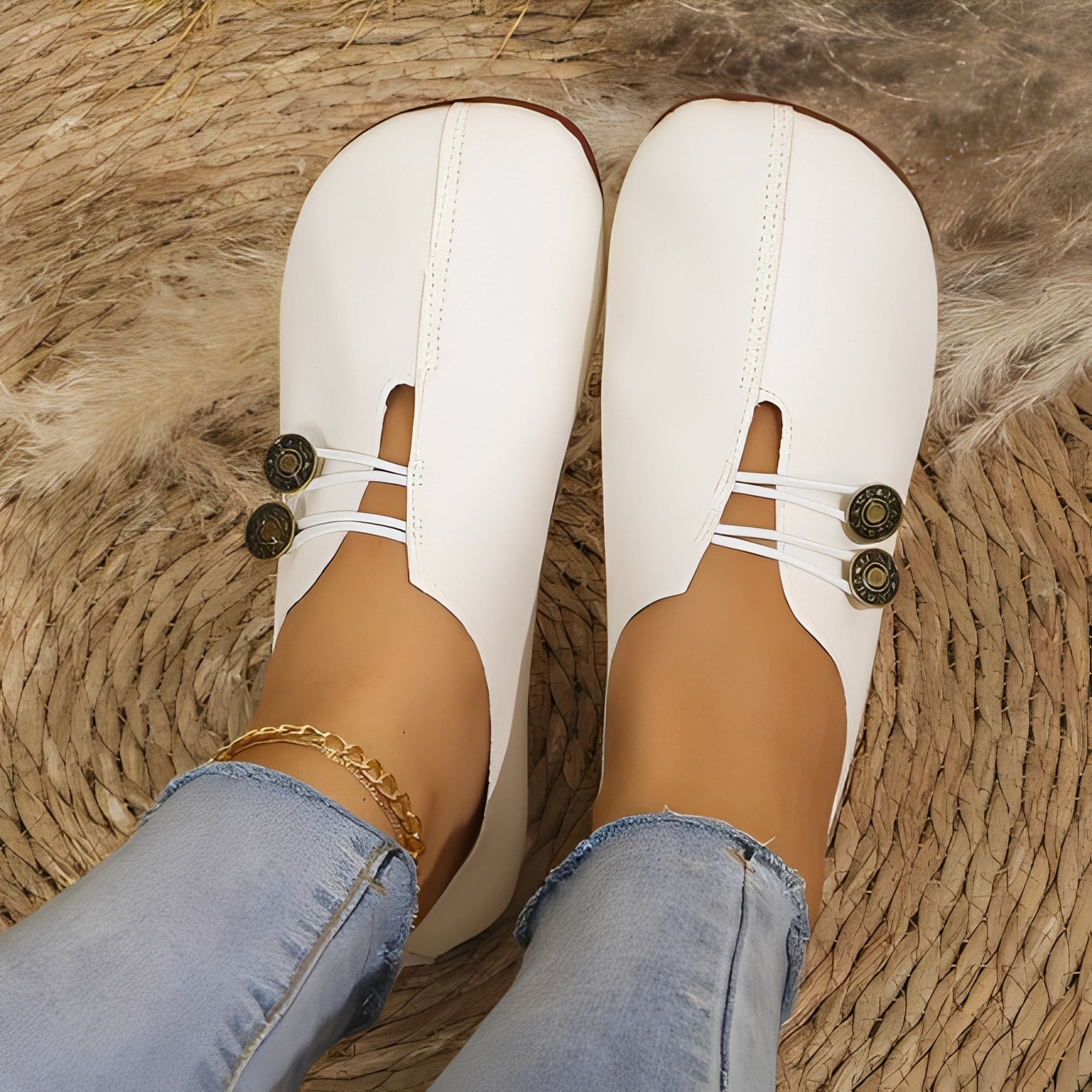 Monica - Chaussures plates élégantes et douces pour femmes