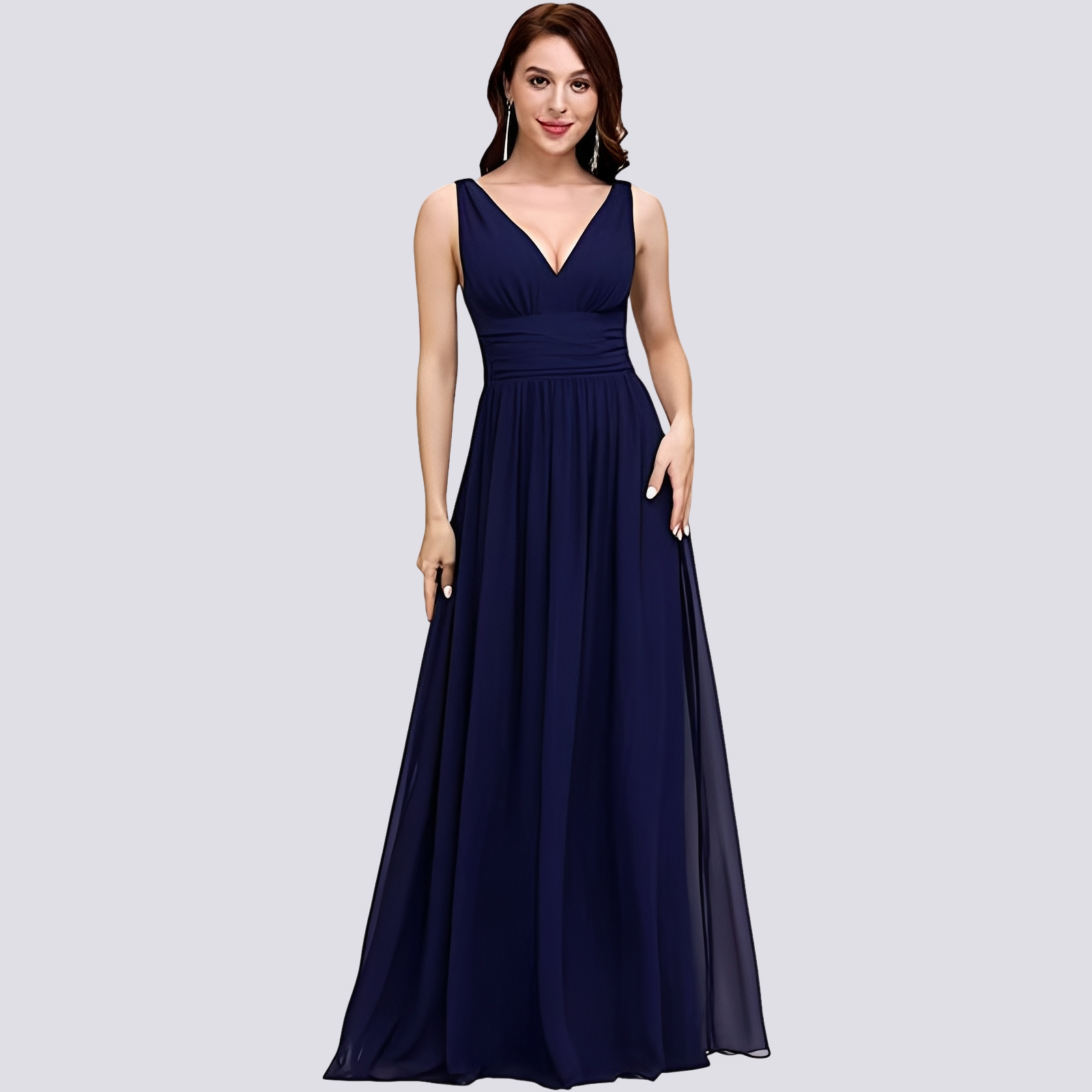 Maddie - Robe de soirée élégante sans manches pour femmes