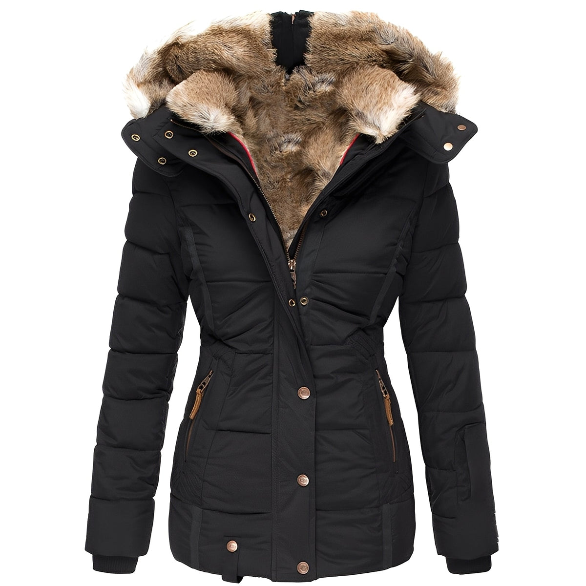 Romilly - Veste stylée et chaude avec capuche