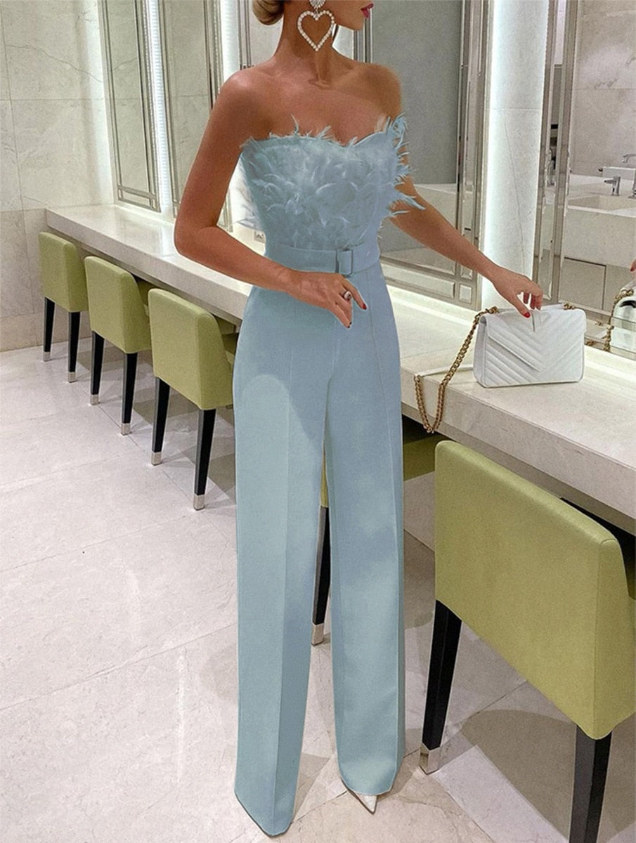 StyleLeap - Combinaison Élégante avec Haut Bustier