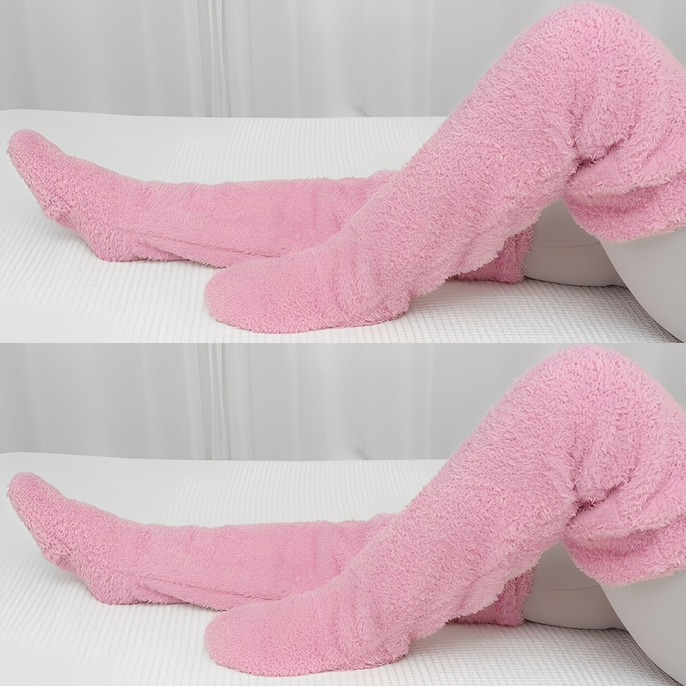 Camellia - Chaussettes longues et chaudes pour l'hiver pour femmes
