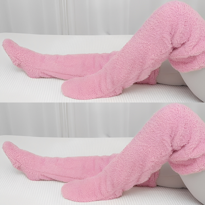 Camellia - Chaussettes longues et chaudes pour l'hiver pour femmes