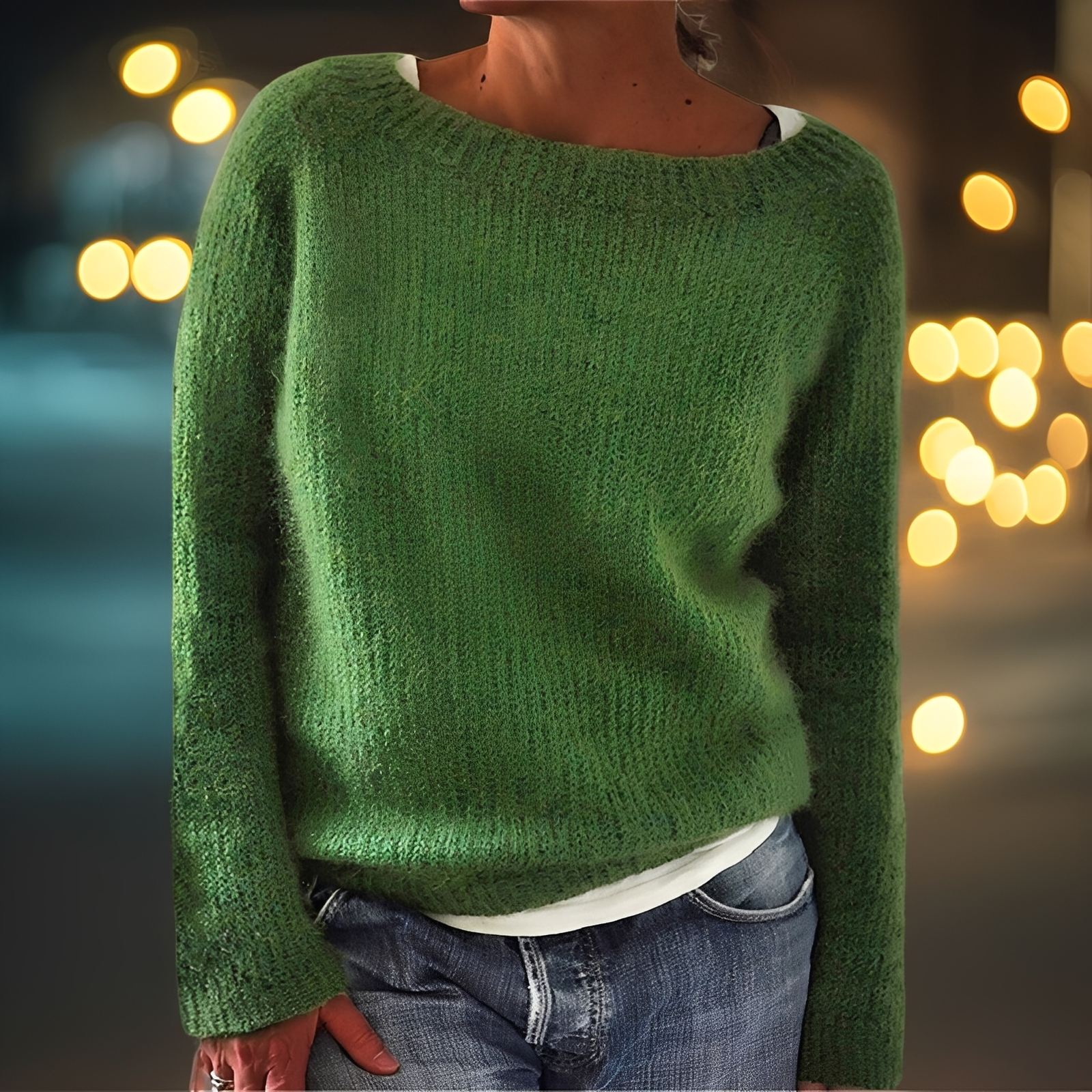 Abeeha - Pull ample pour femmes