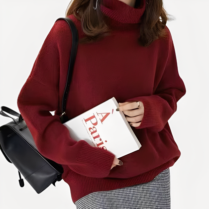 Amilia - Elegant and casual turtleneck sweater for women