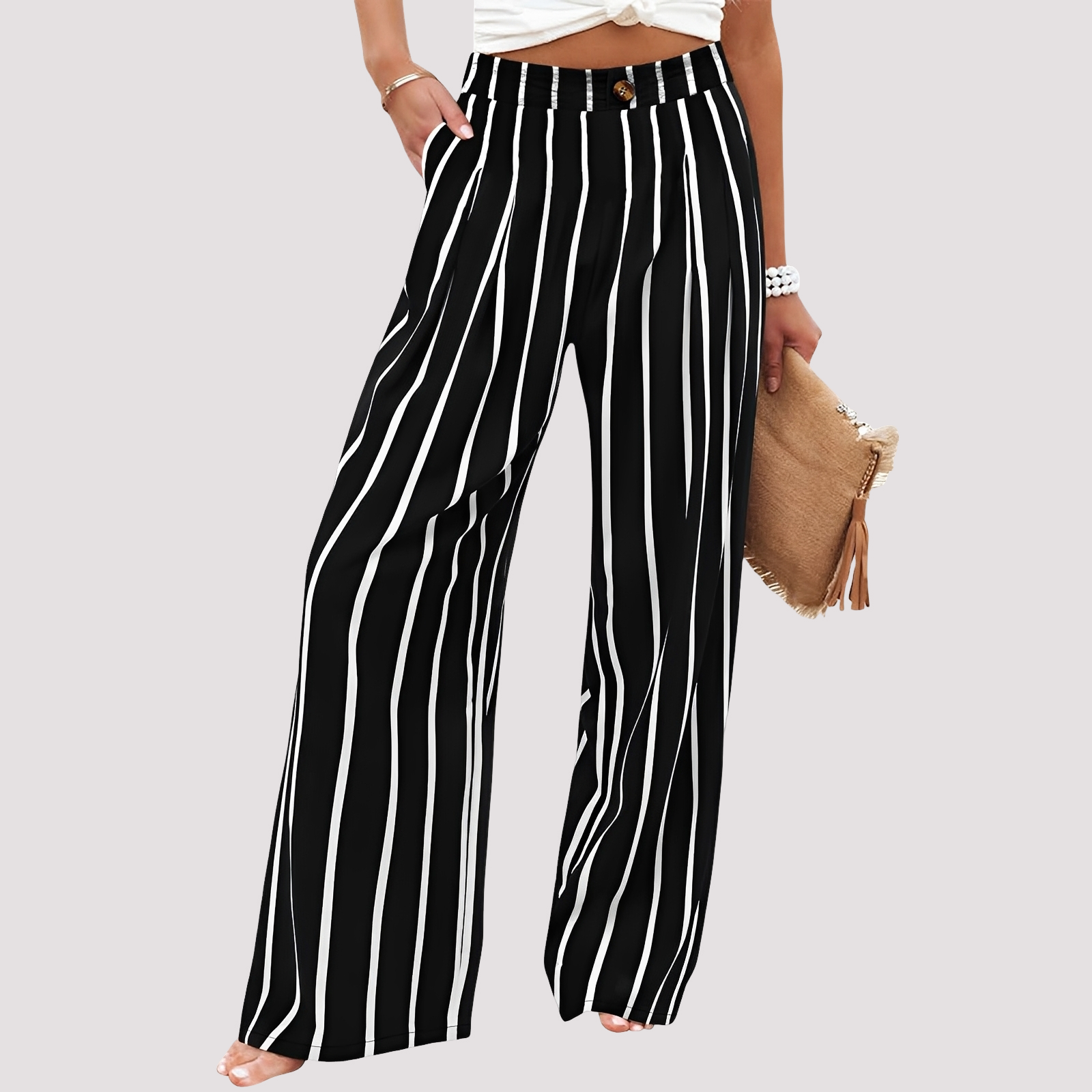Helen - Pantalon décontracté à jambes larges pour femmes