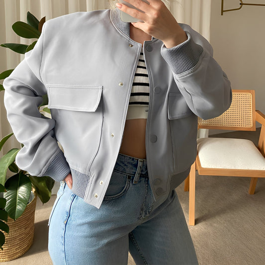 Marva - Veste large et relax avec grandes poches pour femmes