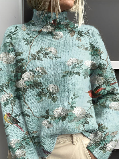 Amy - Pull femme élégant à col roulé