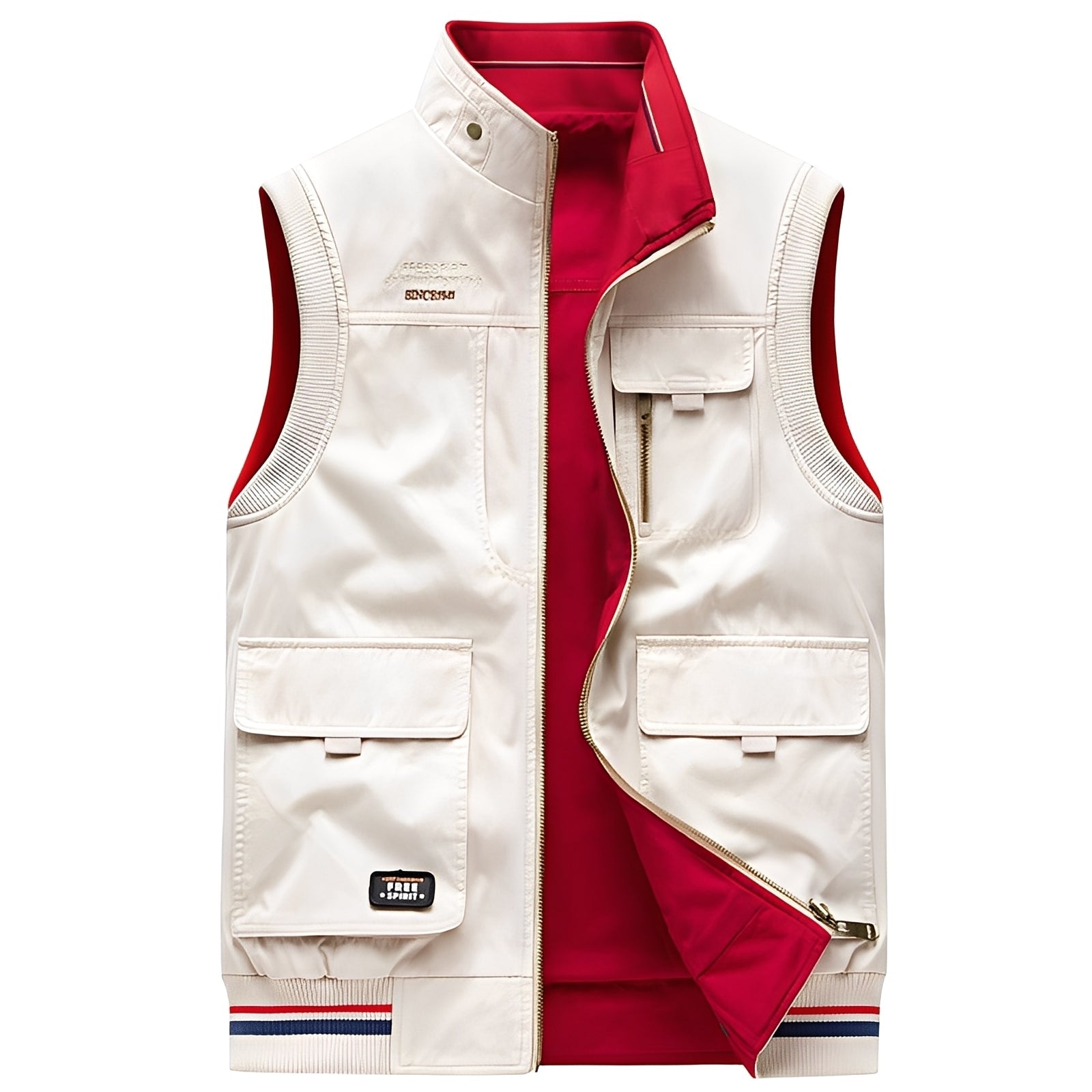 Géraud - Gilet haut de gamme à nombreuses poches pour homme