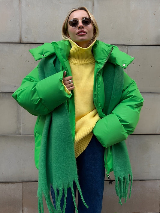 Loreen - Veste pour femmes, chaude, matelassée et ample