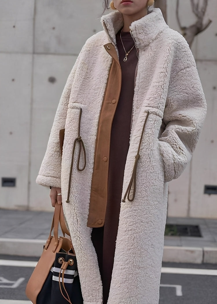 Noelene - Manteau chaud en laine ample pour dames