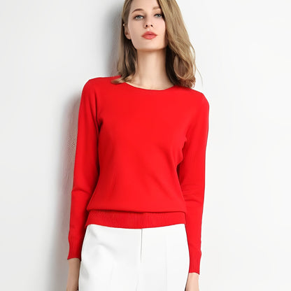 Carmella - Pull doux en maille décontracté pour femmes