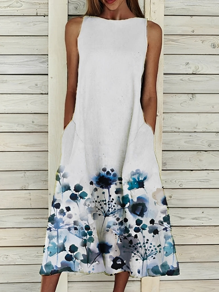 Josephine - Robe élégante à motif floral pour femmes