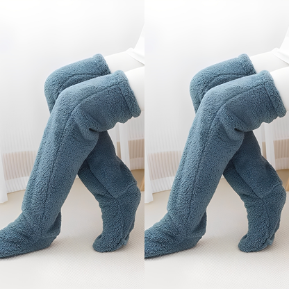 Camellia - Chaussettes longues et chaudes pour l'hiver pour femmes