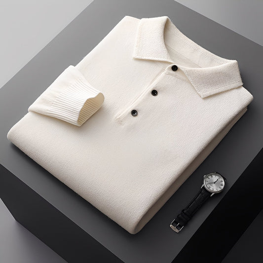 Romilly - Pull Polo en Cachemire Chic pour Hommes