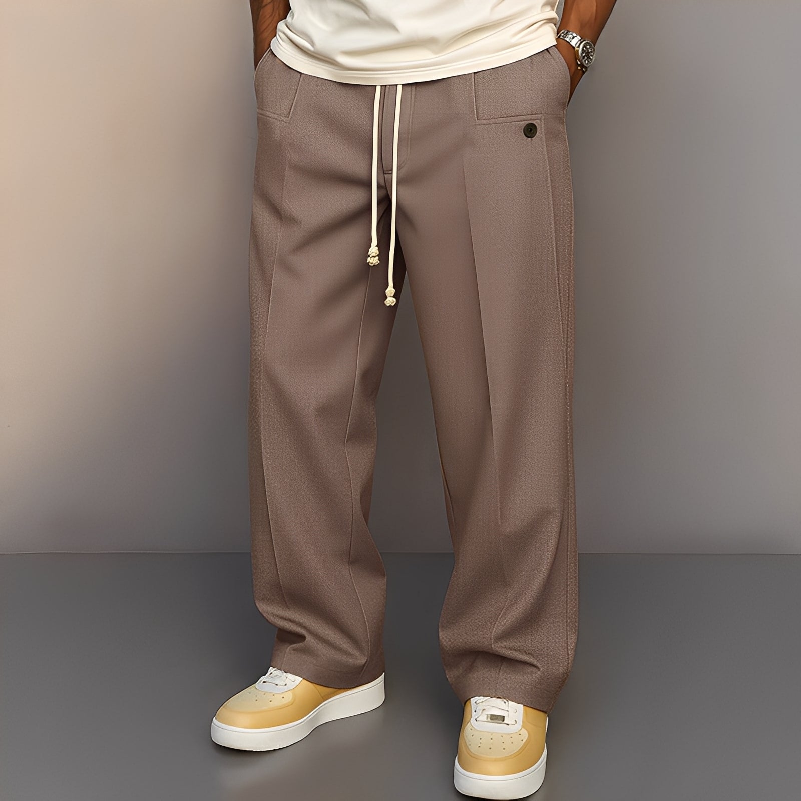 Henri - Pantalon ample pour hommes avec cordon de serrage