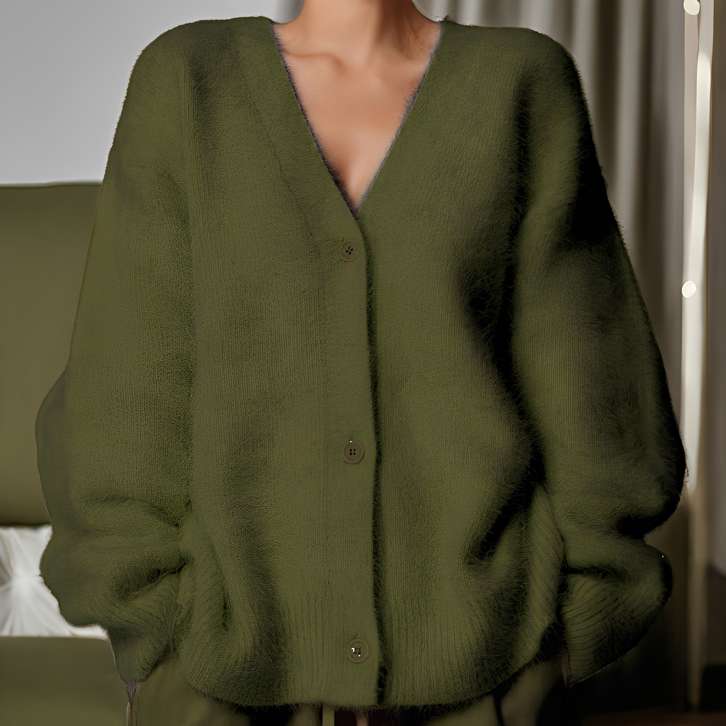 Emberly - Pull en cachemire pour femmes, style décontracté et ample