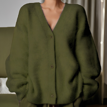 Emberly - Pull en cachemire pour femmes, style décontracté et ample