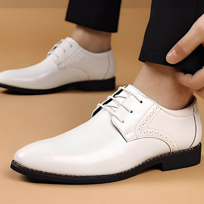 Beckham - Chaussures habillées à lacets pour hommes avec motif brogue