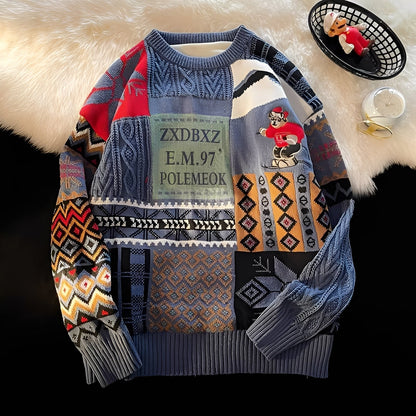 Charles - Christmas sweater for women, elegant and loosely knitted