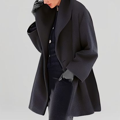 Natalia - Veste ample et tendance en laine pour femmes
