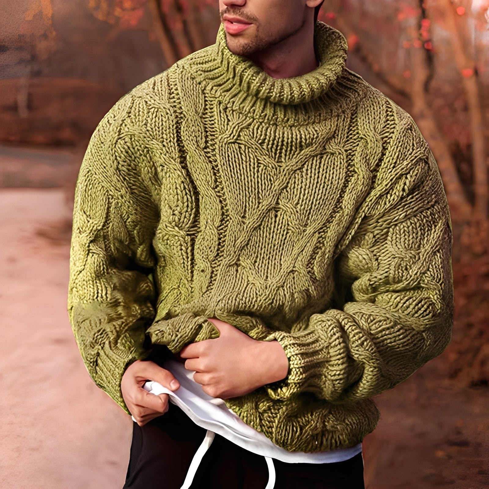 Adrian - Pull élégant à coupe ample pour homme