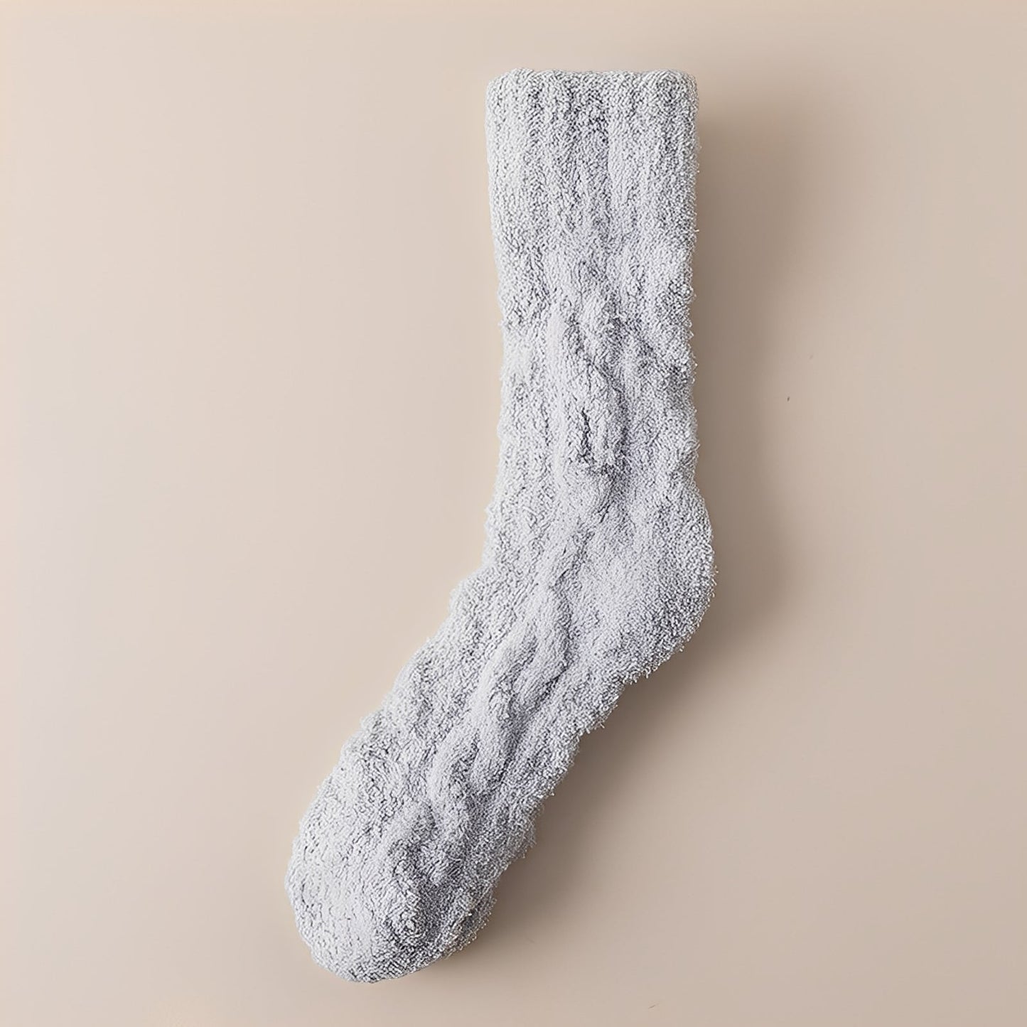 Neely - Chaussettes unisexes en polaire de velours chaudes