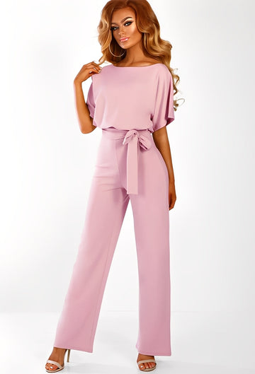 Hazel - Combinaison élégante avec ceinture pour femmes