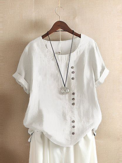 Katherine - Comfortable short-sleeved blouse for women