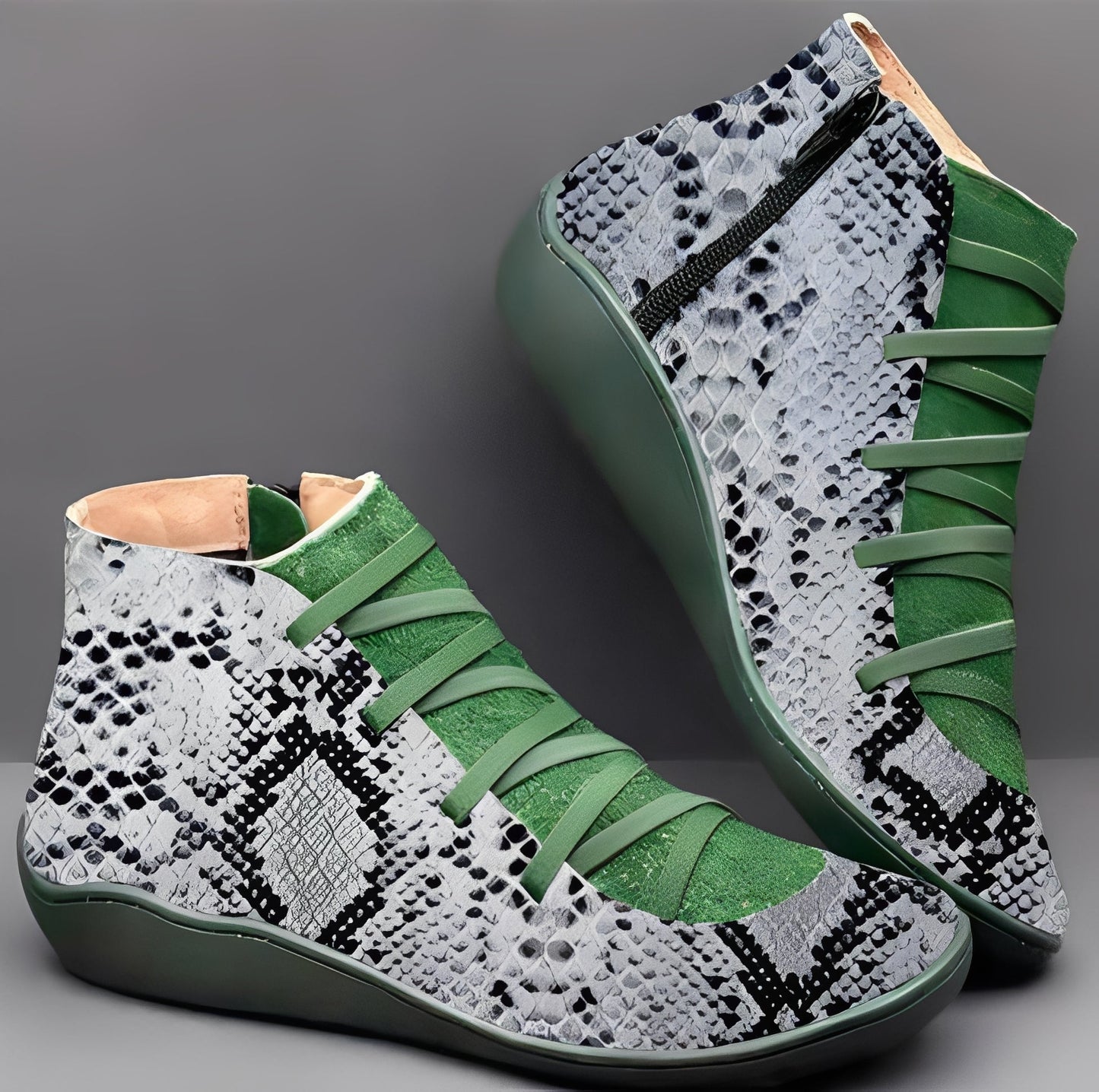 Emma - Chaussures de détente en cuir confortables pour femmes