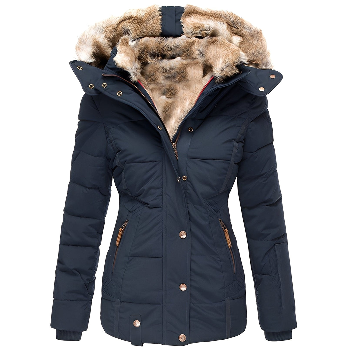 Romilly - Veste stylée et chaude avec capuche