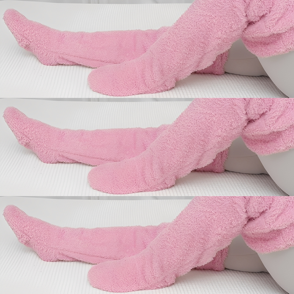Camellia - Chaussettes longues et chaudes pour l'hiver pour femmes