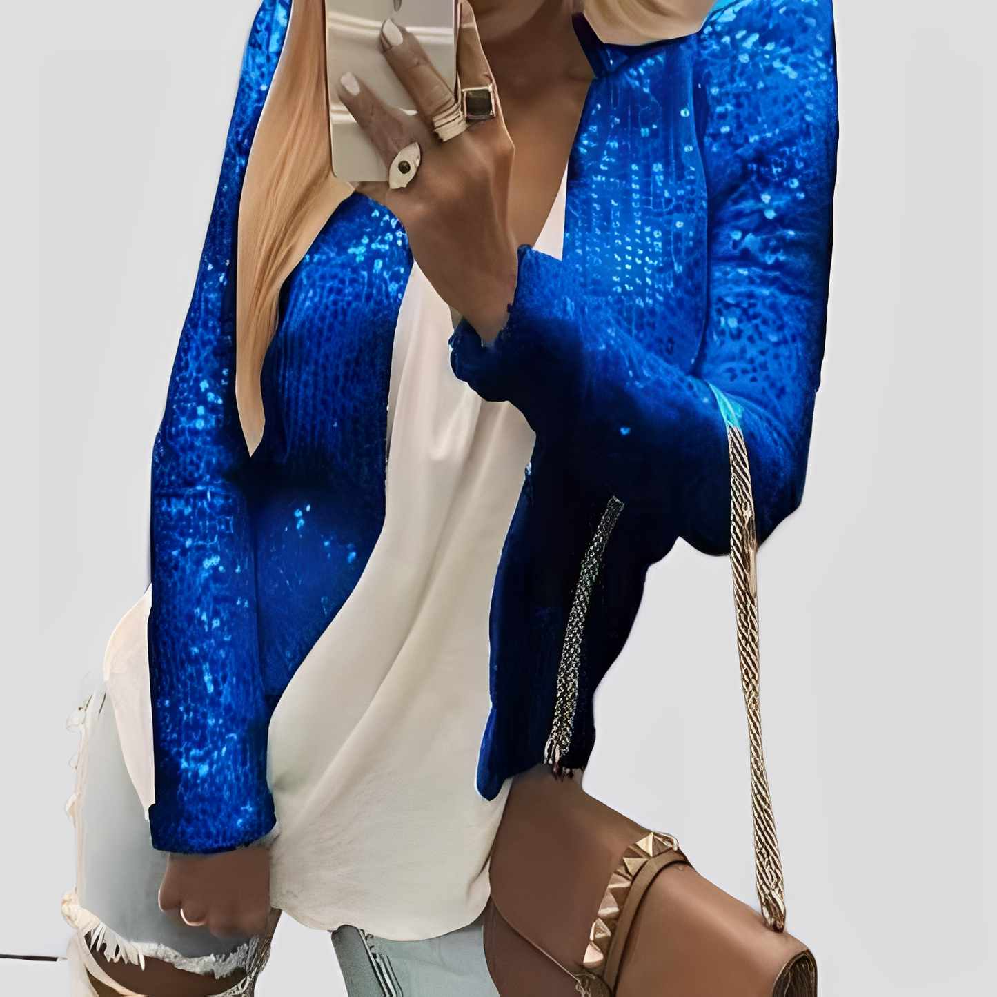 Shannen - Blazer chic avec sequins pour femmes