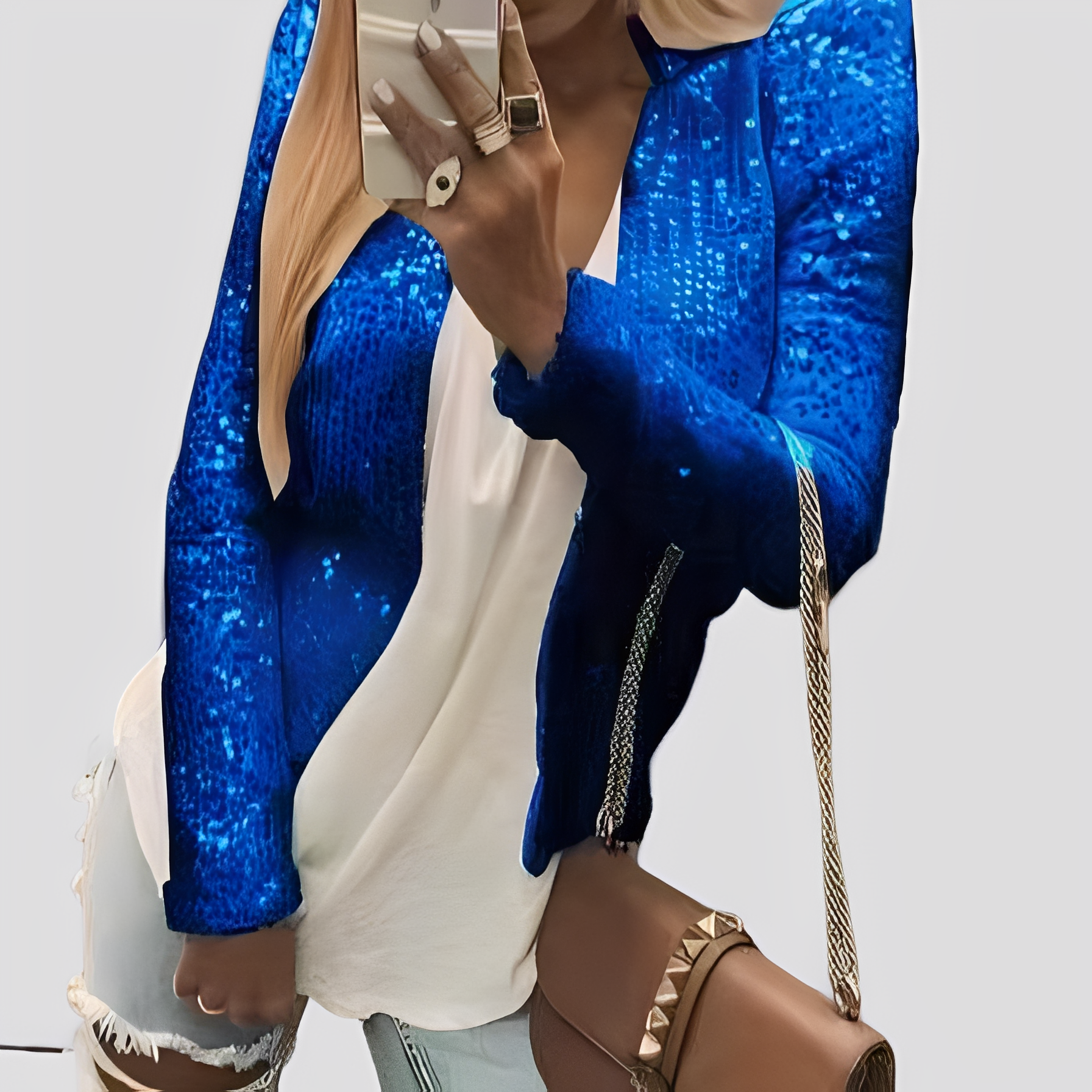 Shannen - Blazer chic avec sequins pour femmes