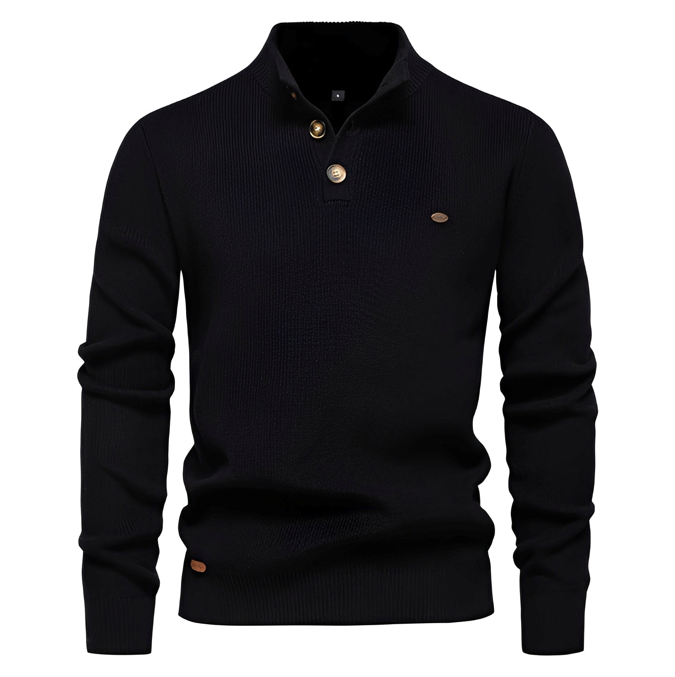 Royston - Pull relax avec zip quart pour hommes