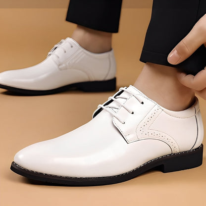 Kendrick - Chaussures habillées classiques en cuir pour hommes
