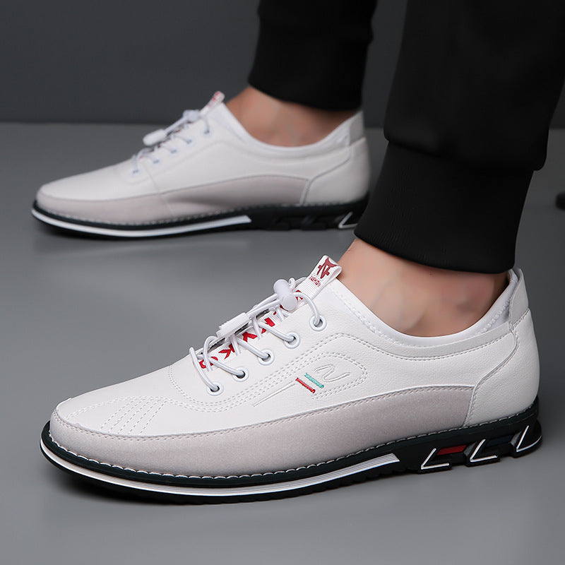 Aaron - Chaussures pour hommes en cuir antidérapant